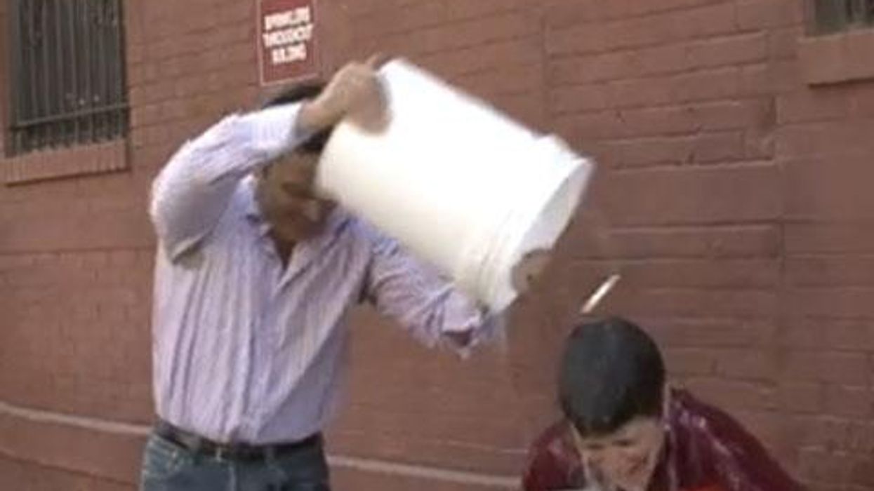 <p>WATCH: Who Wants to See Rachel Maddow Get Soaking Wet for a Cause?</p>