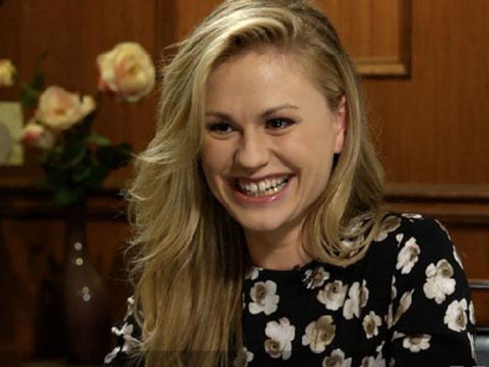 WATCH: Anna Paquin Explains to Larry King that She Isn't a "Past-Tense" Bisexual