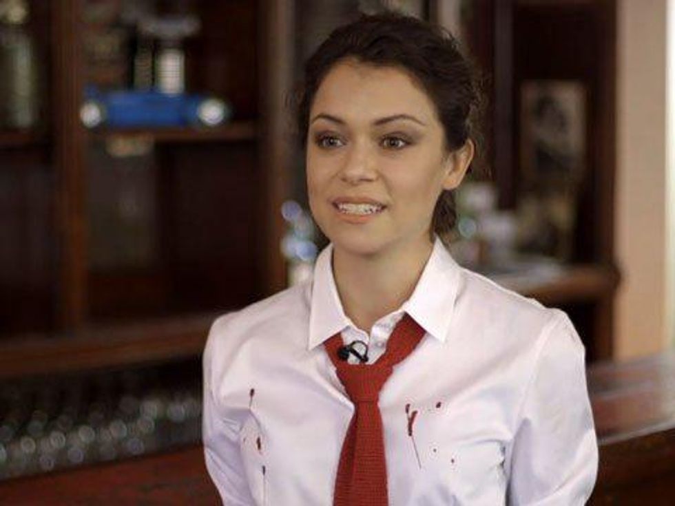 WATCH: Tatiana Maslany as Shaun from Shaun of the Dead in the BEST Meta Geek Video Ever! 