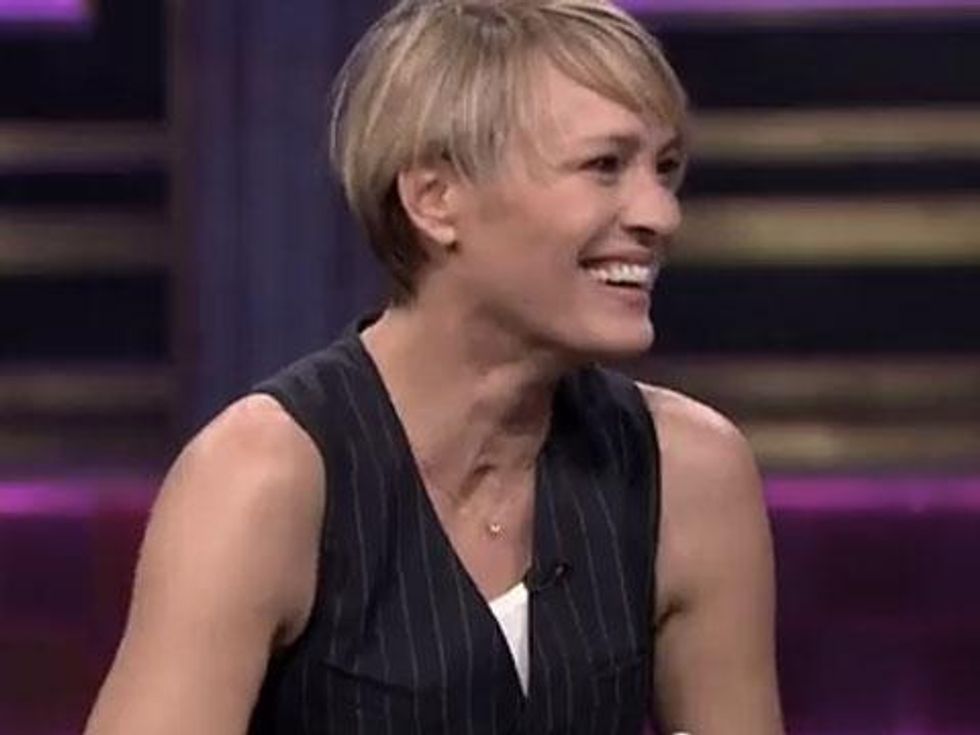 WATCH: Robin Wright Gets Silly, Offers Further Proof She's Perfect in an Outfit to Drive Lesbians Wild 