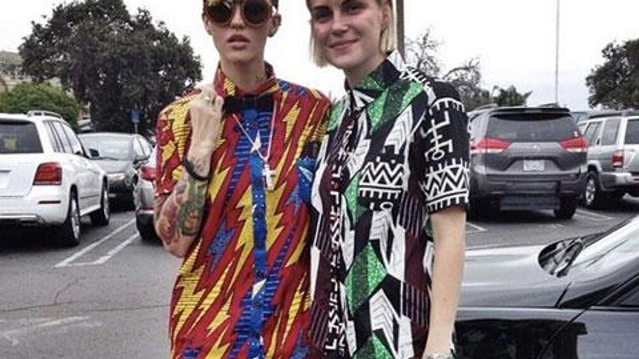 <p>Celebrity Fashion: Ruby Rose and Fiancée Promote Upcoming Line at San Diego Pride</p>