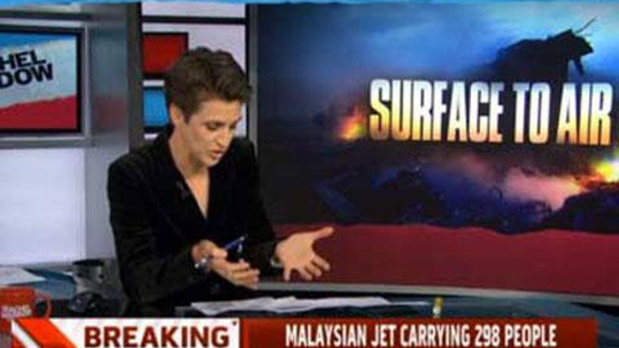 <p>WATCH: Let Rachel Maddow Put This Plane Attack in Eye-Opening Context</p>
