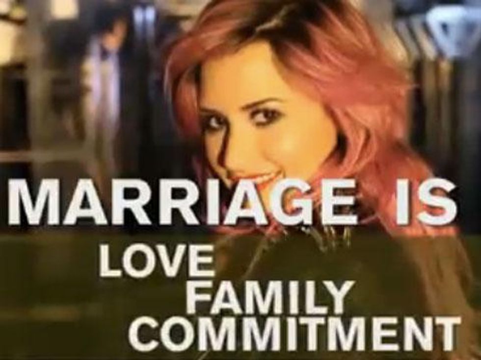 WATCH: Demi Lovato Says Your Love is 'Valid and Beautiful' in New Marriage Equality PSA 