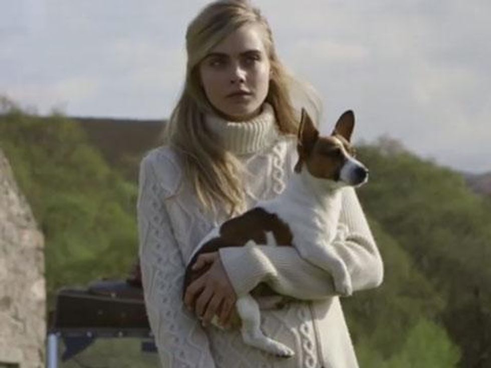 WATCH: Cara Delevingne Is Both Stunning and Adorable in Mulberry Ad Costarring Puppies!
