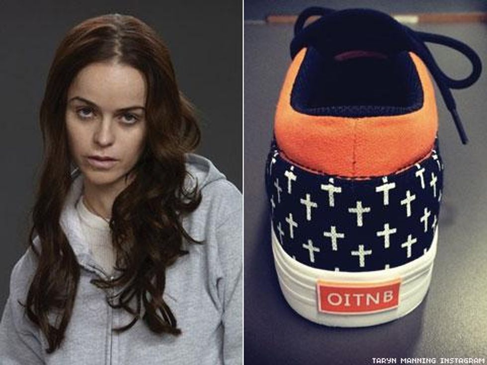 Taryn Manning Instagrams Pennsatucky Inspired Orange Is the New Black Kicks from Supra Footwear You Need Right Now 
