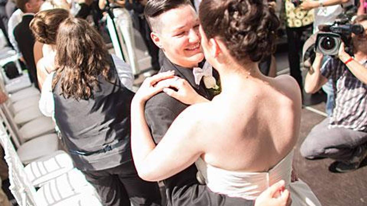 <p>PHOTOS: Tons of Couples Flock To World Pride For Mass Wedding!</p>