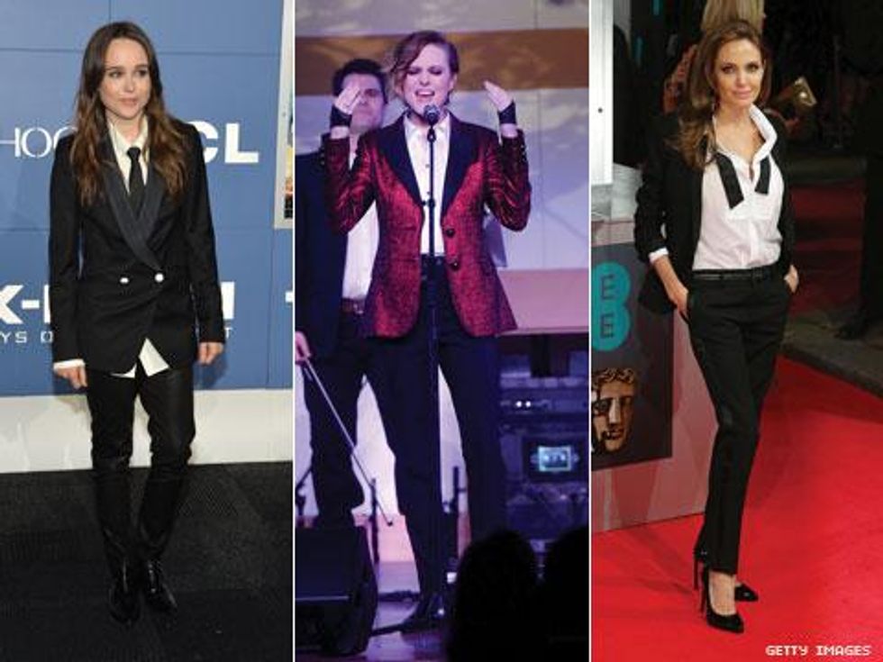 11 Women Celebrities Who Wear Tuxes Better Than Dudes 