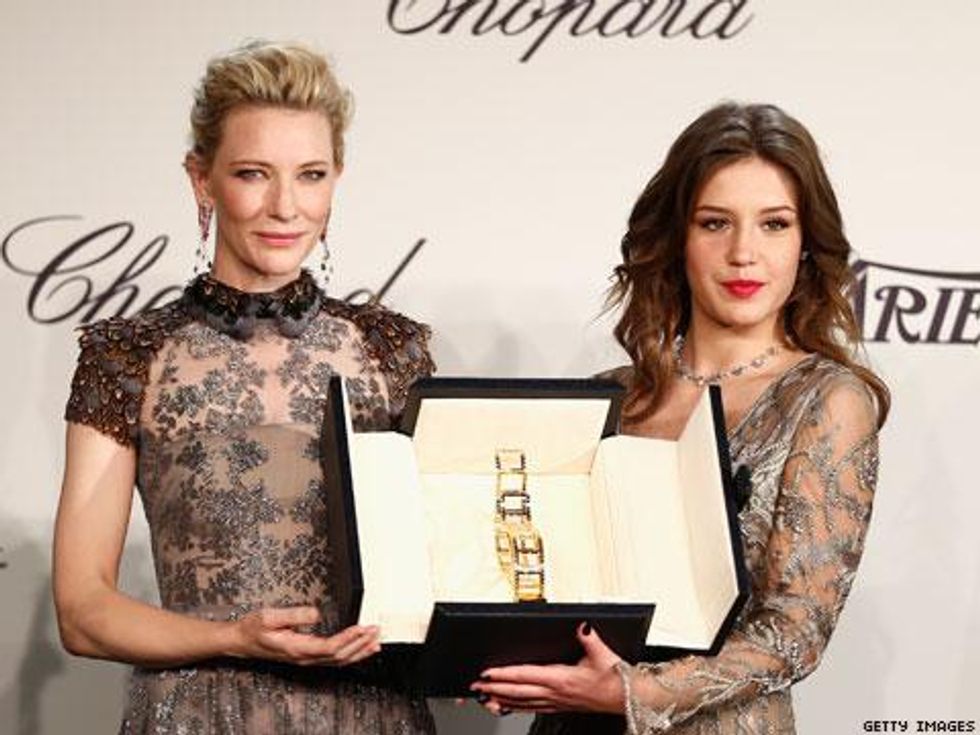 Pic of the Day: Cate Blanchett and Adèle Exarchopoulos Adorable Together at Cannes 