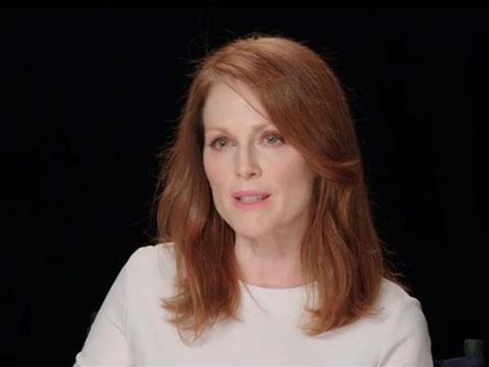 WATCH: Julianne Moore Talks President Coin and MockingJay: Part 1