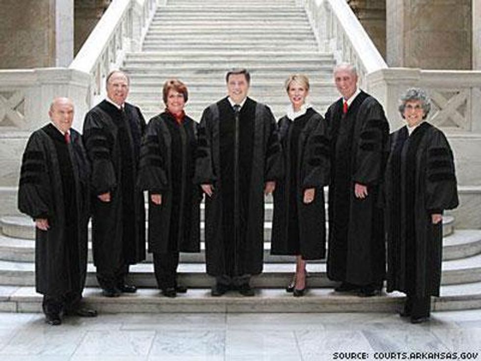 Arkansas Supreme Court Denies Stay, But Halts Marriage Equality