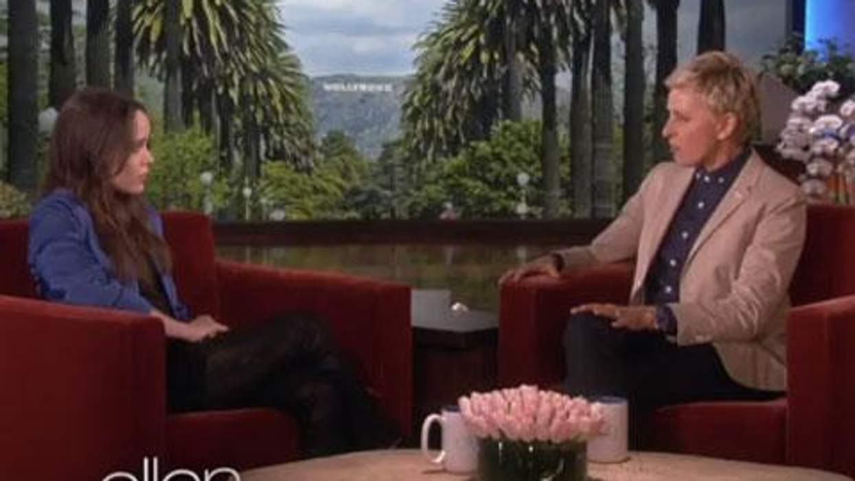 <p>WATCH: Ellen DeGeneres Tells Ellen Page, 'I'm Proud of You for Coming Out'</p>