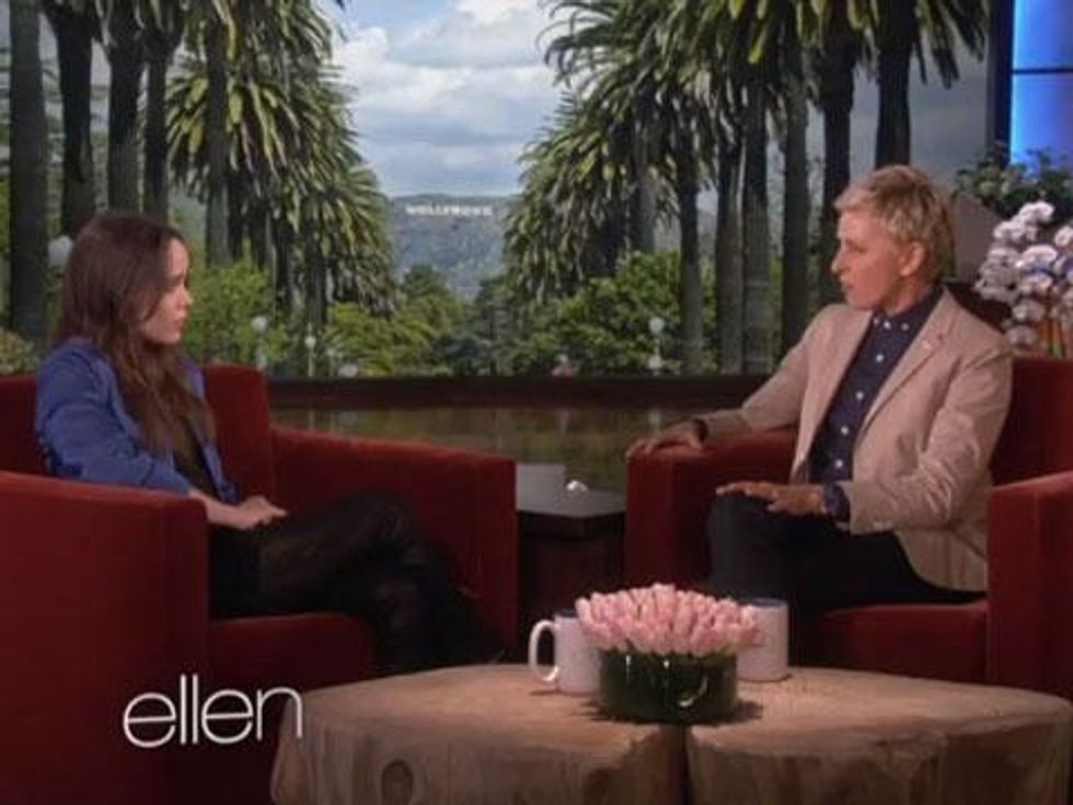 WATCH: Ellen DeGeneres Tells Ellen Page, 'I'm Proud of You for Coming Out'