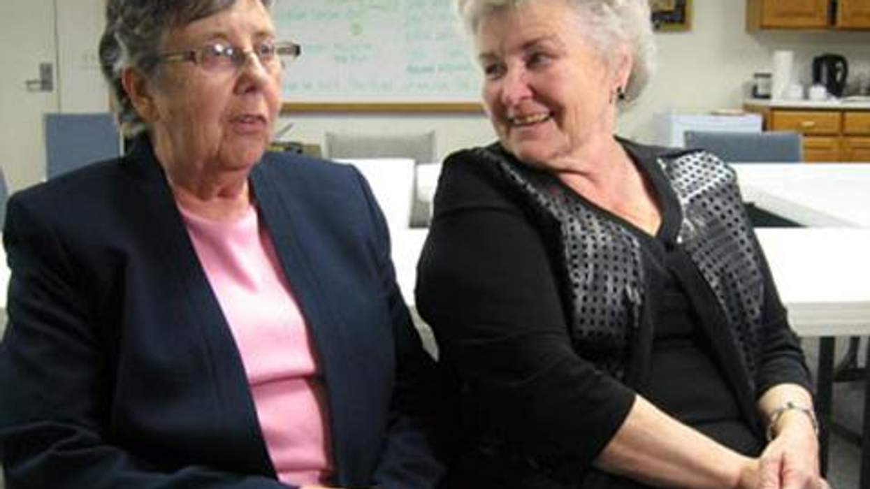 <p>S.D. Lesbians to Marry After 37 Years, Then Sue the State to Recognize Them</p>