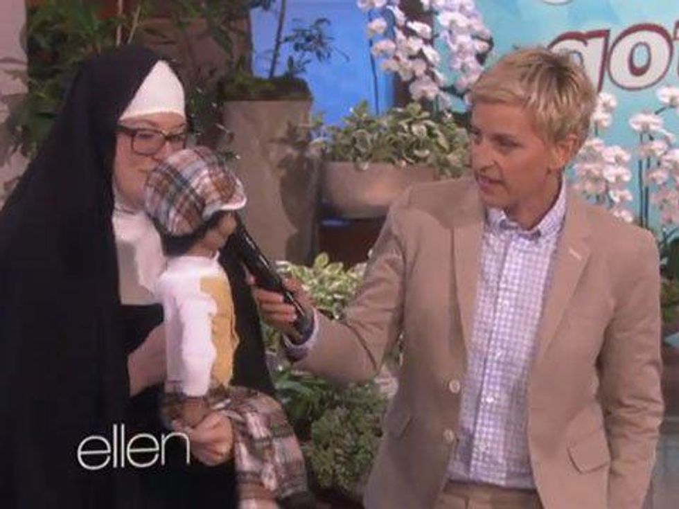 WATCH: Ellen DeGeneres' Nuns-Only Talent Show 