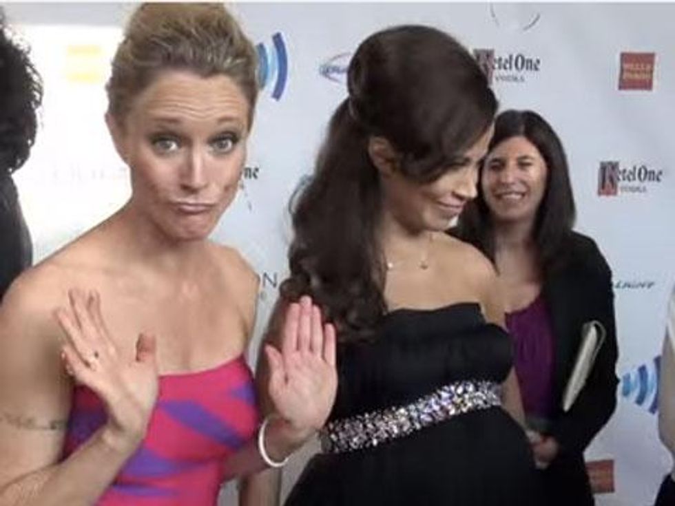 WATCH: The Fosters' Teri Polo Jokes That Sherri Saum's Babies are Hers! 