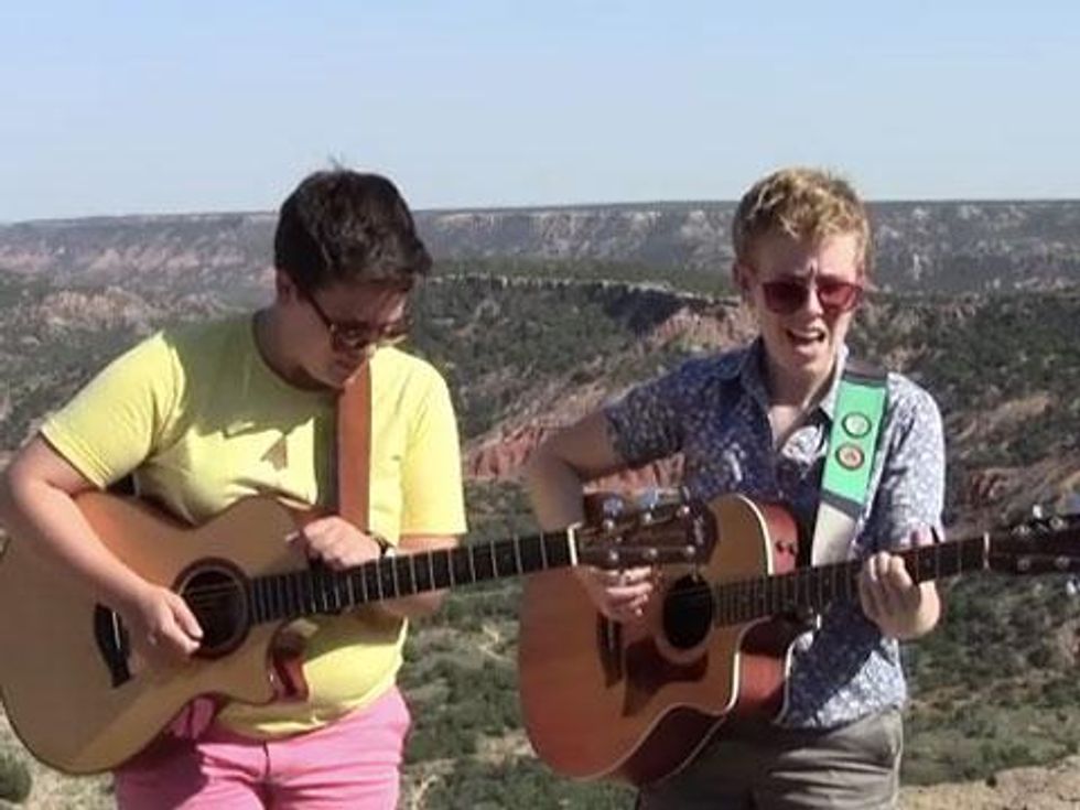 WATCH: Out Folk Duo Hannah and Maggie's Road-Tripping 'Home As We Know It' 