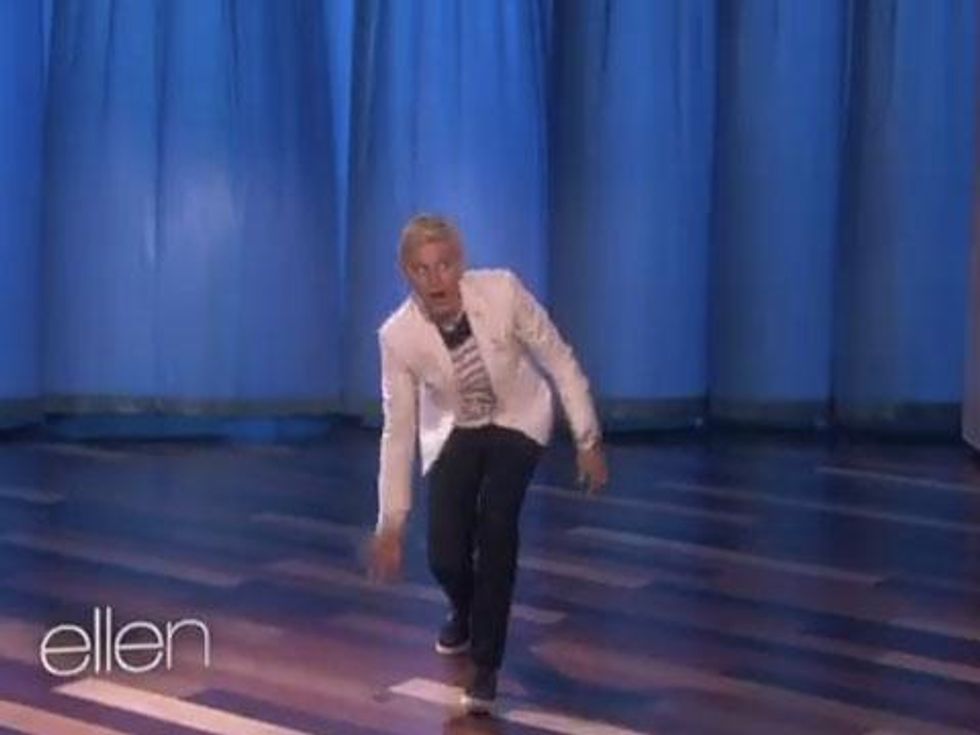 WATCH: Ellen DeGeneres Takes Over for Letterman - Sort Of! 