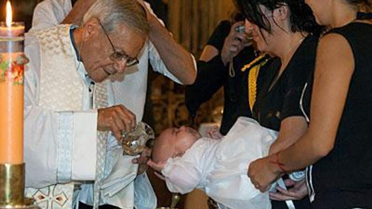 <p>Catholic Archbishop OK's Baptism of Lesbian Couple's Child</p>