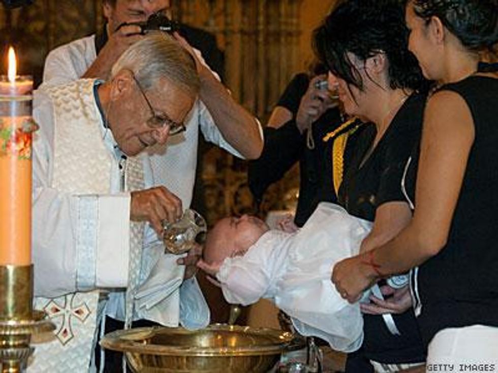 Catholic Archbishop OK's Baptism of Lesbian Couple's Child