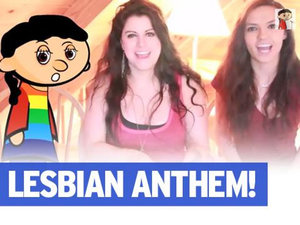 WATCH: Bria, Chrissy, and Lizzy the Lezzy Team for New Lesbian Anthem! 