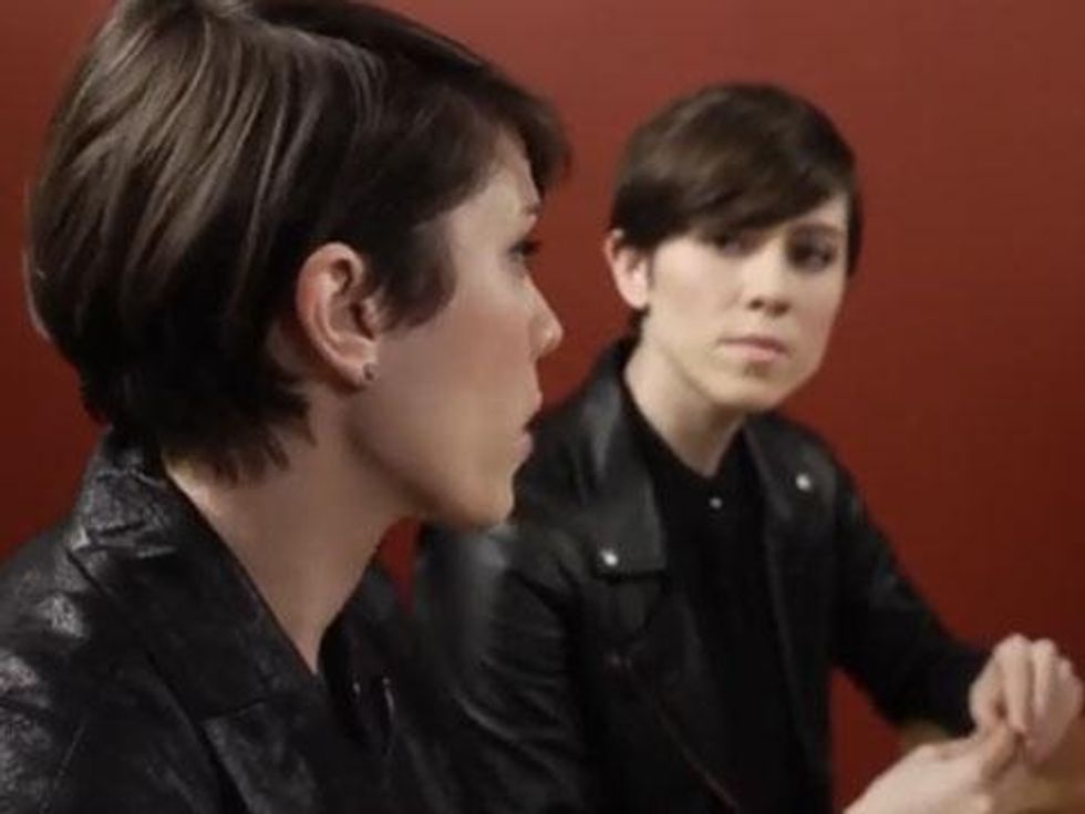 WATCH: Tegan and Sara Discuss Ellen Page's Inspiring HRC Shout Out