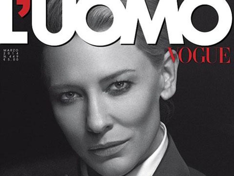 Shot of the Day: Cate Blanchett Looks Molto Calda in Menswear for Italian Vogue 