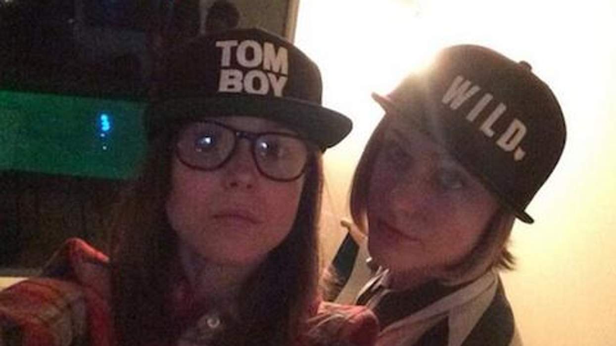 <p>Pic of the Day: Hats Off to Ellen Page and Evan Rachel Wood's Adorable Selfie</p>
