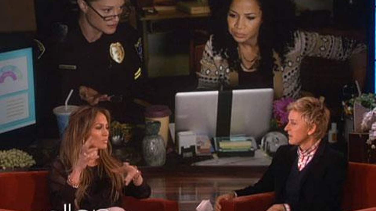 <p>J. Lo Talks <em>The Fosters</em> and Her Lesbian Aunt with Ellen</p>