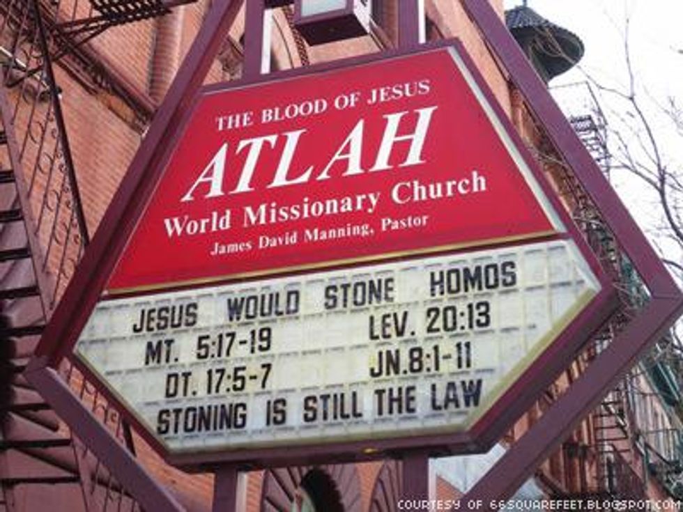 WATCH: Lesbian Visits Harlem Church for Her Stoning