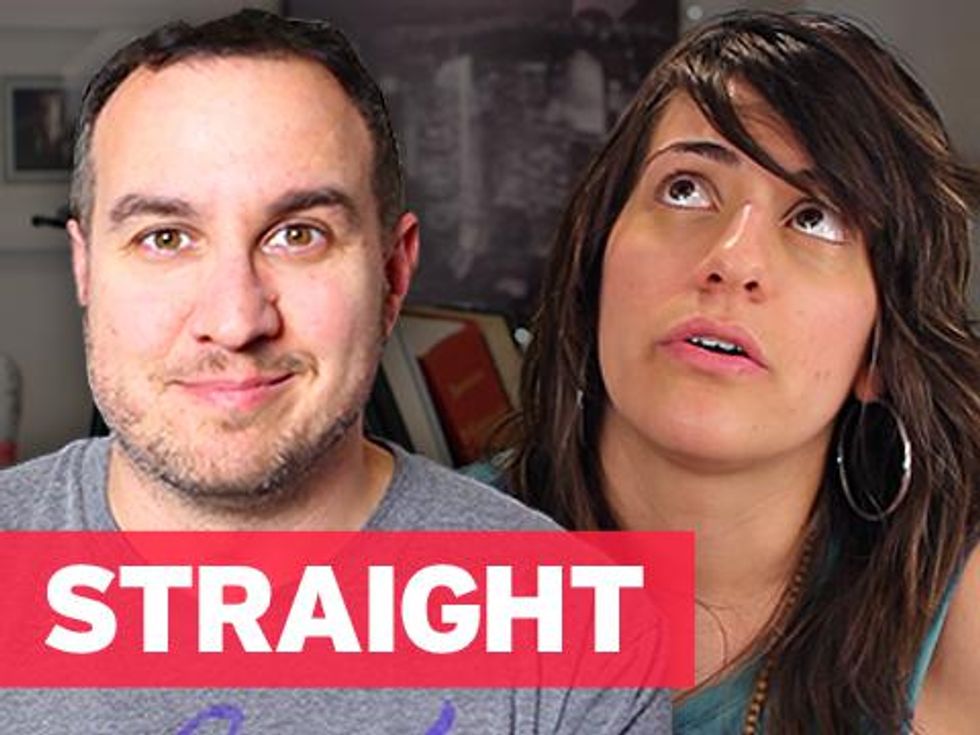 WATCH: A Lesbian and a Straight Guy Debunk 6 Myths About Straight Guys 