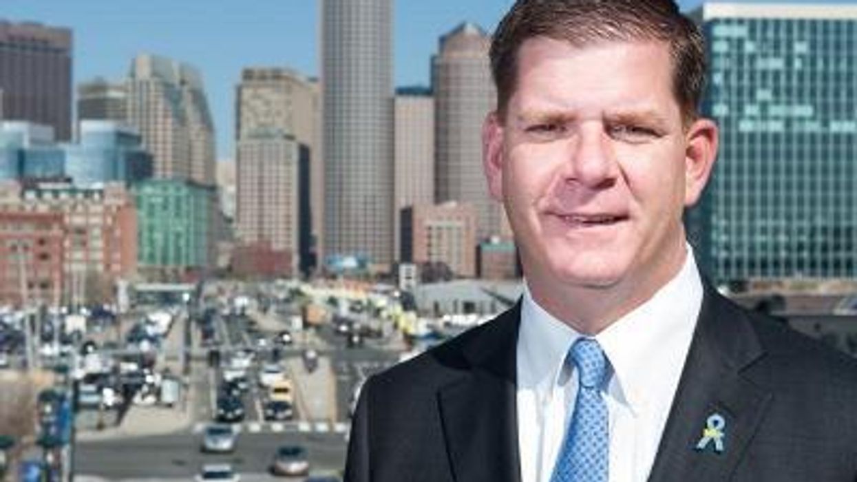 <p>Boston's Mayor Refuses to Participate in Homophobic St. Patrick's Day Parade</p>