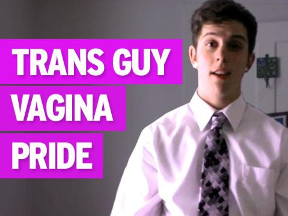 <p>WATCH : Trans Man Has Vagina Pride</p>
