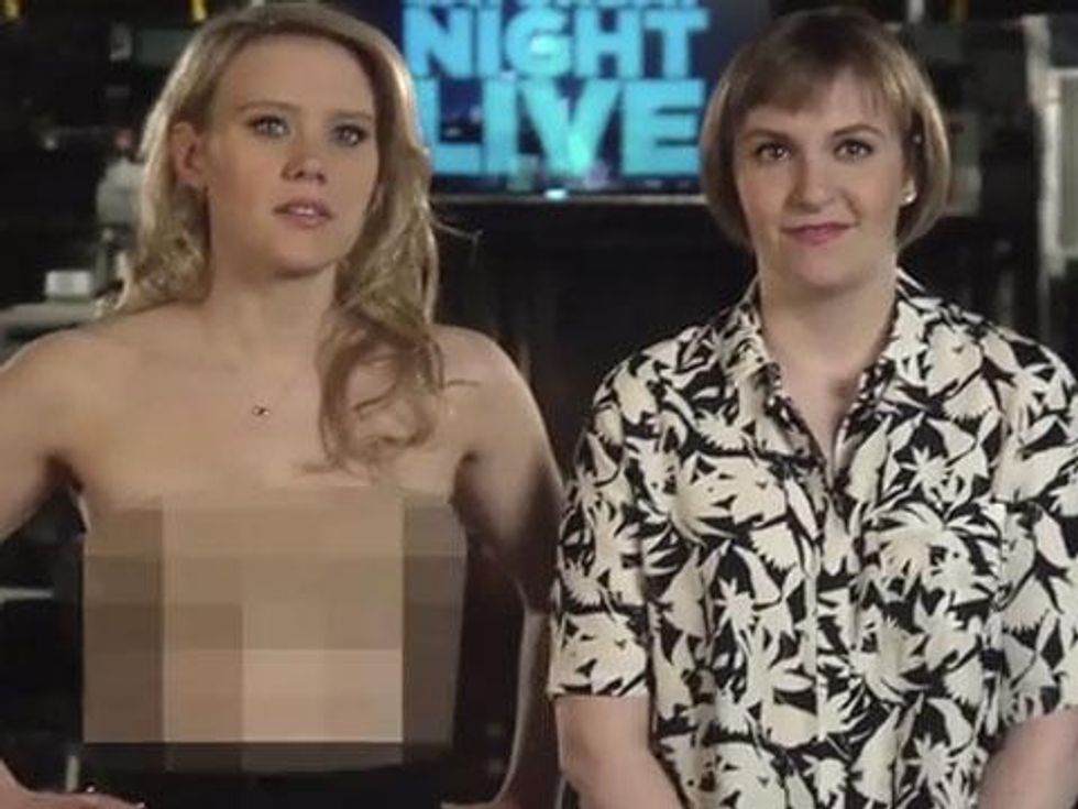 <p>WATCH: Kate McKinnon Loves 'Girls' (Duh) - Lena Dunham's <em>Girls </em>That Is!</p>
