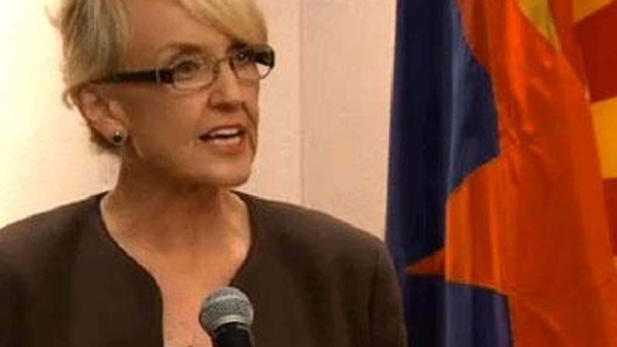 <p>Arizona's Gov. Jan Brewer 'Does the Right Thing' and Vetoes Anti-Gay Bill</p>