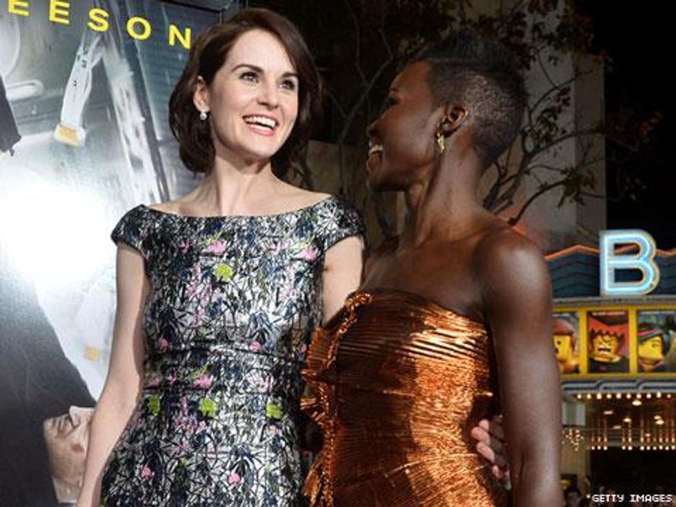 Shot of the Day: Michelle Dockery and Lupita Nyong'o are UNSTOPPABLE at Non-Stop Premiere 