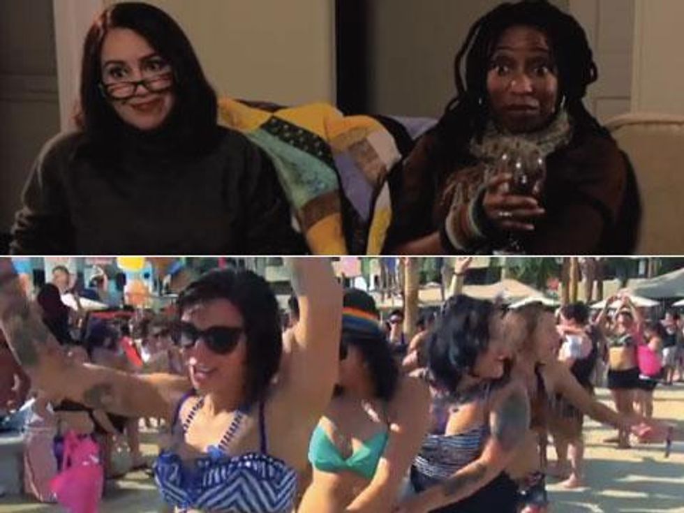WATCH: Dinah Shore Weekend Promo Gets You Out of the Snow and Into the Lesbian Free-For-All! 
