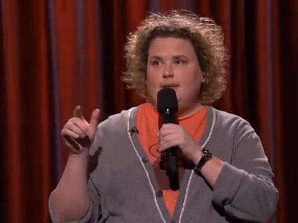WATCH: Out Comic Fortune Feimster on Hooters, Lesbians, and Softball on Conan 