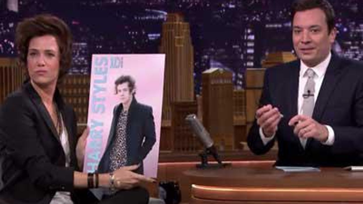 <p>WATCH: Kristen Wiig as Harry Styles on <em>The Tonight Show</em></p>