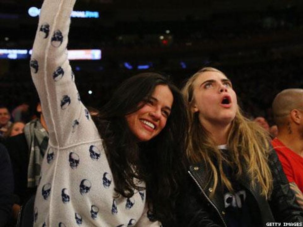Things Are Getting Good Between Michelle Rodriguez and Cara Delevigne 