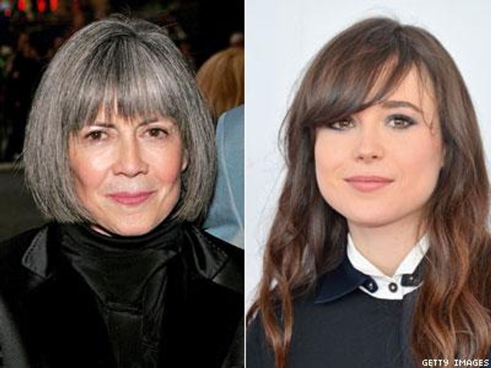Anne Rice Supports Ellen Page, Takes Bite Out of Page’s Critics