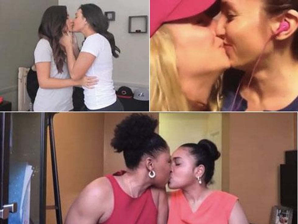 WATCH: Who's Your Your Favorite Lesbian Couple in the Valentine's Day Challenge! 
