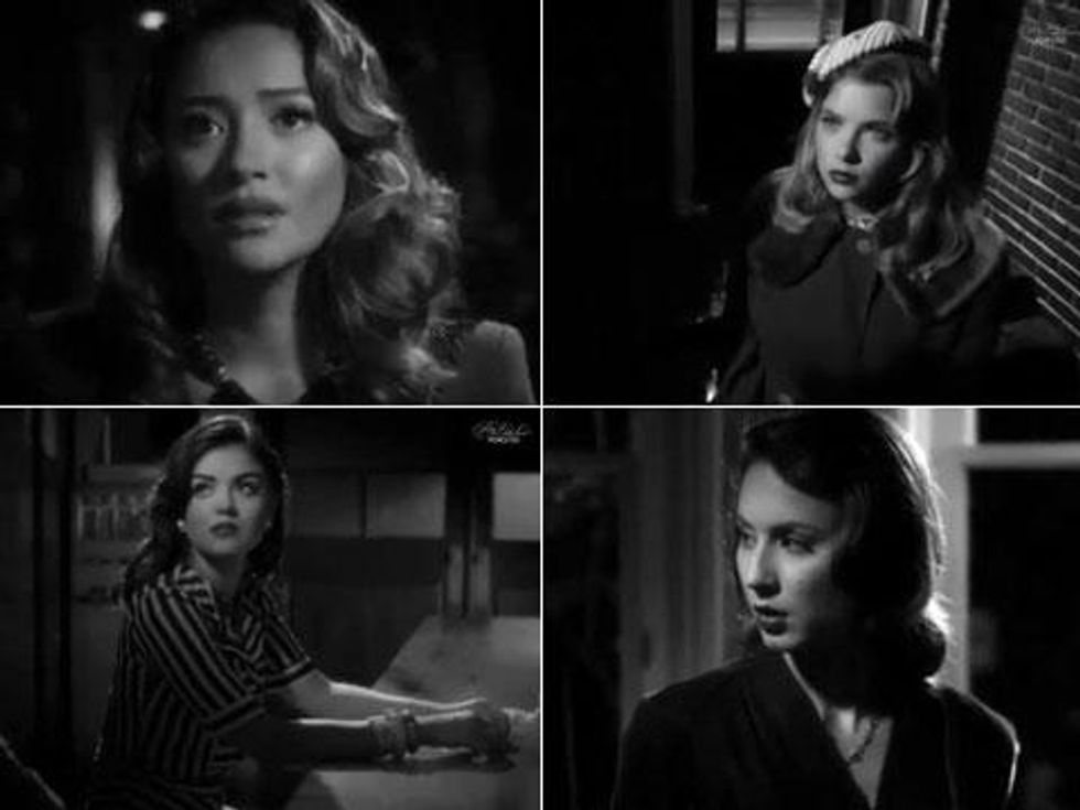 WATCH: Pretty Little Liars Looks Better than EVER in Film Noir Episode - Plus, Paily Gets Some Love 