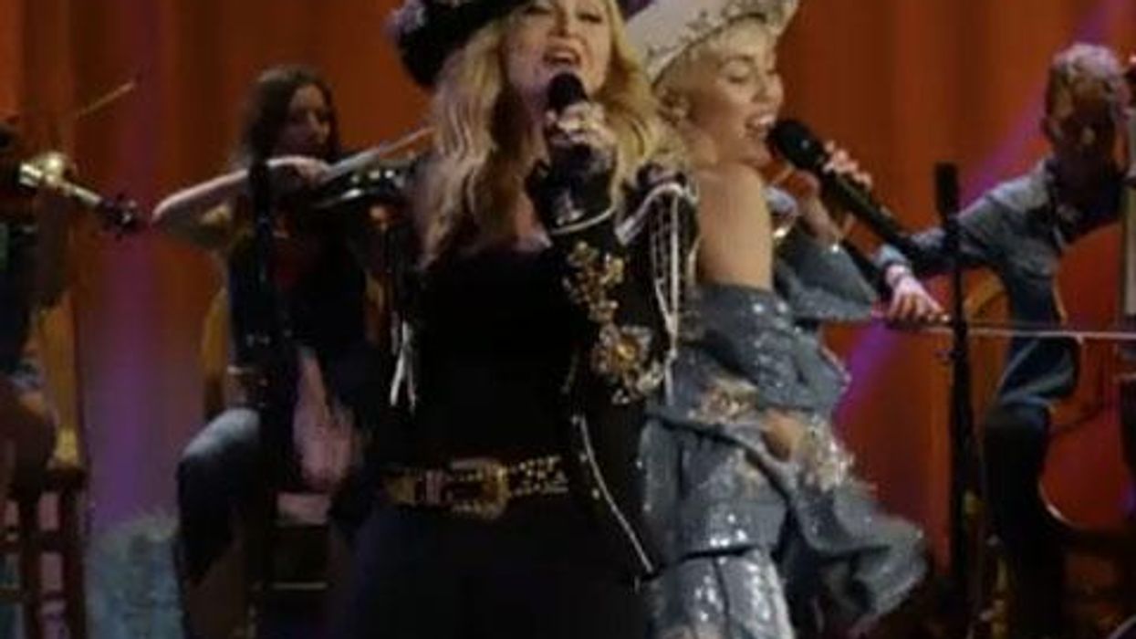 <p>WATCH: Madonna and Miley Cyrus' Bump and Grind Unplugged Medley</p>