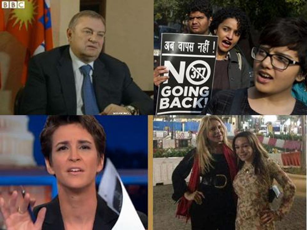 5 Things That Pissed Us Off This Week: Rachel Maddow the Cheerleader and International Oppression