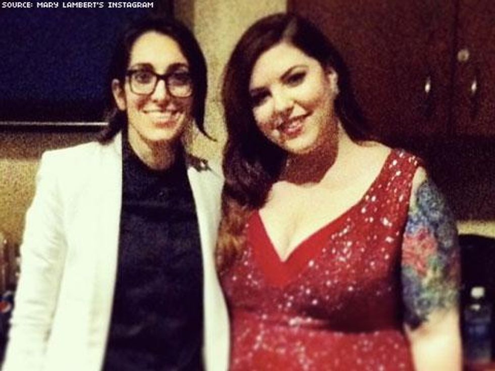 Shot of the Day: New Girlfriends Mary Lambert and Michelle Chamuel are Adorable Together 