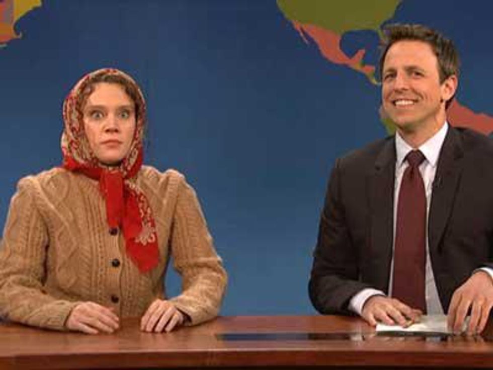 WATCH: Kate McKinnon's Russian Villager Is Surprised Anyone Comes to Russia