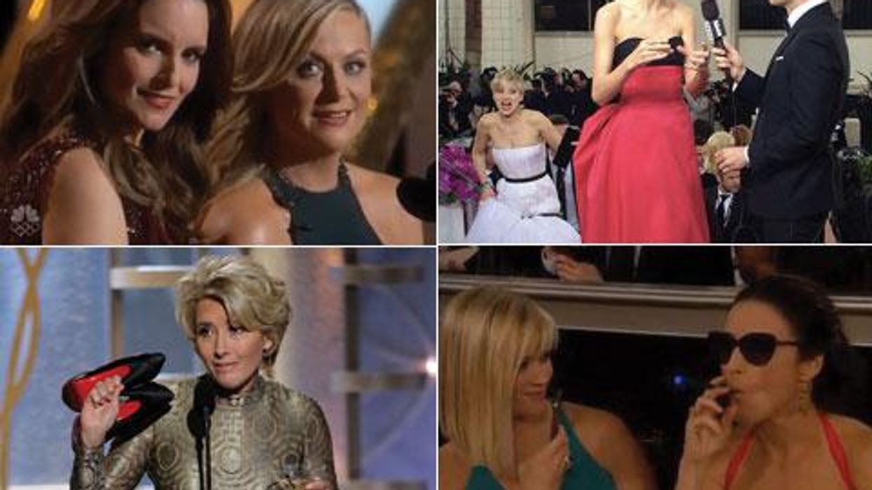 <p>6 Times Tina, Amy, Julia, Jennifer, Emma, and Reese Made Us Crack Up At The Globes</p>