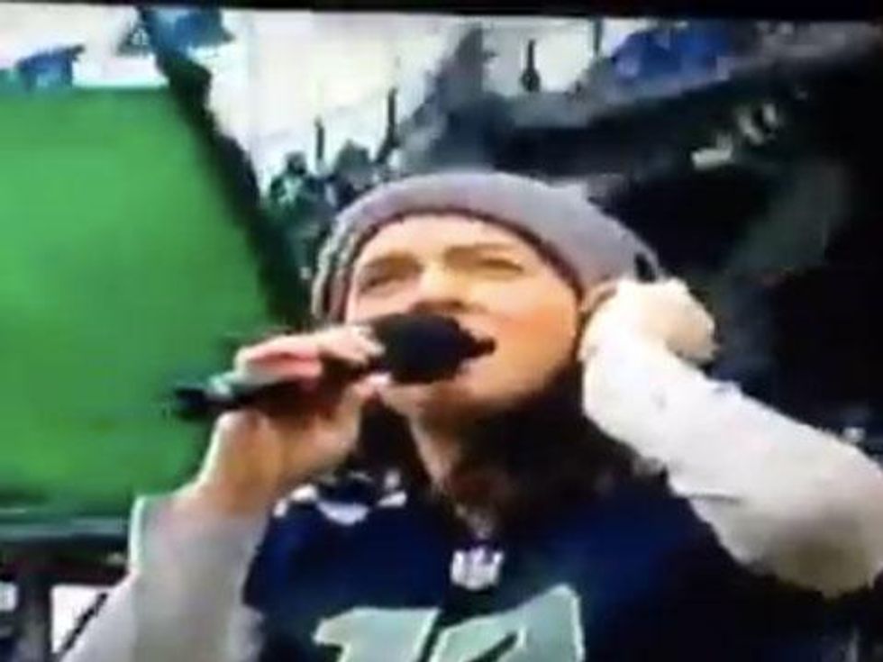 WATCH: Brandi Carlile Belts The National Anthem at Seahawks/Saints Game - Looks Adorable Doing It