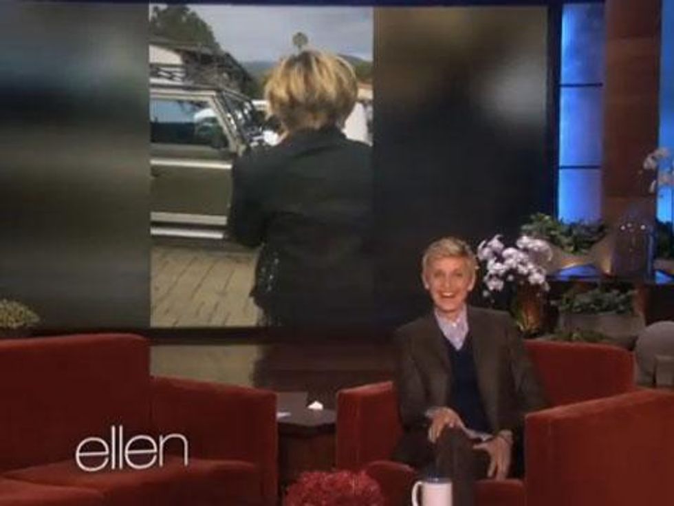 WATCH: Ellen DeGeneres Surprises Portia de Rossi with the Truck of Her Dreams for Christmas 
