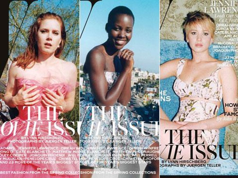 Shot of the Day: Jennifer Lawrence, Amy Adams, Lupita Nyong'o Wow for W's Movie Issue 